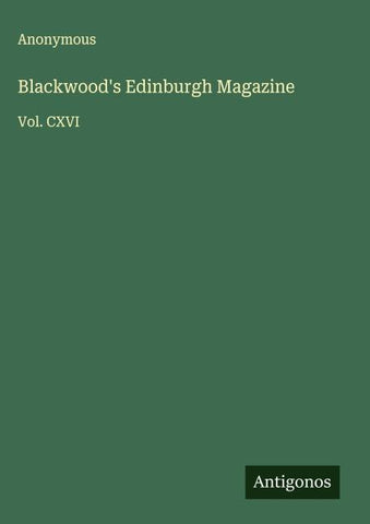 Blackwood's Edinburgh Magazine