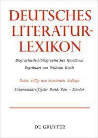 Deutsches Literatur-Lexikon / Zass - Zimdar