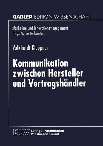Kommunikation zwischen Hersteller und Vertragshändler