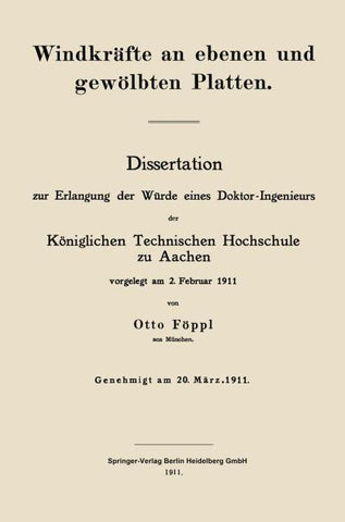 Windkräfte an ebenen und gewölbten Platten