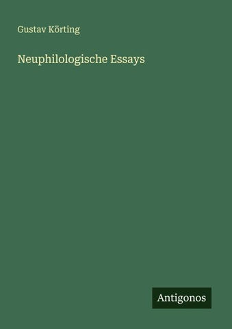 Neuphilologische Essays