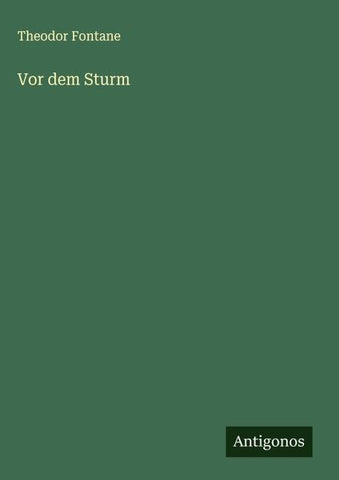 Vor dem Sturm