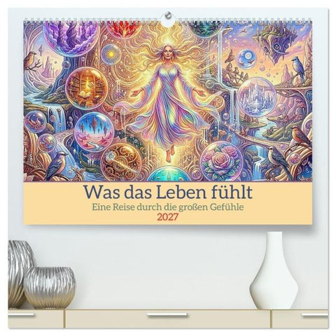 Was das Leben fühlt (hochwertiger Premium Wandkalender 2027 DIN A2 quer), Kunstdruck in Hochglanz