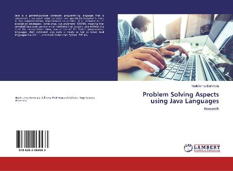 Problem Solving Aspects using Java Languages