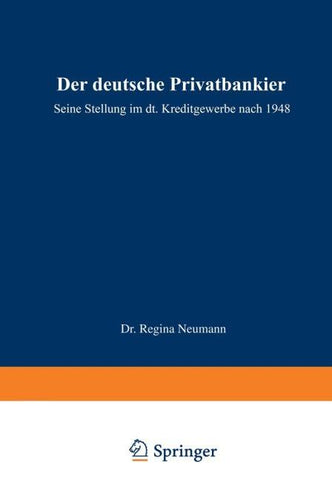 Der deutsche Privatbankier