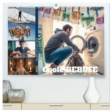 Coole Berufe (hochwertiger Premium Wandkalender 2026 DIN A2 quer), Kunstdruck in Hochglanz