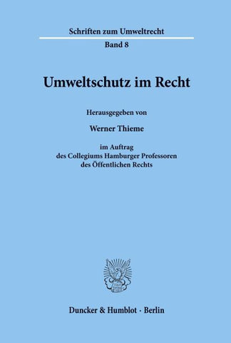 Umweltschutz im Recht.
