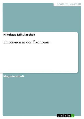 Emotionen in der Ökonomie