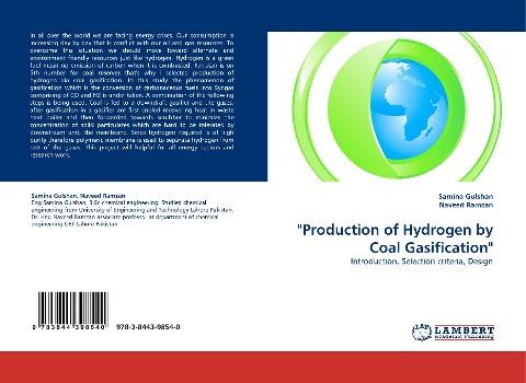 "Production of Hydrogen by Coal Gasification"