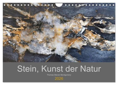 Stein, Kunst der Natur (Wandkalender 2026 DIN A4 quer), CALVENDO Monatskalender