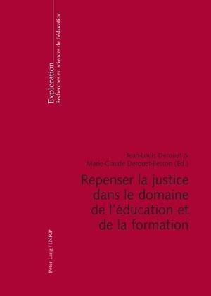 Repenser la justice dans le domaine de l’éducation et de la formation