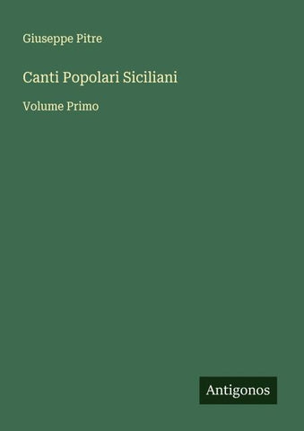 Canti Popolari Siciliani