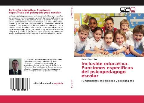 Inclusión educativa. Funciones específicas del psicopedagogo escolar