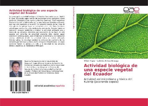 Actividad biológica de una especie vegetal del Ecuador