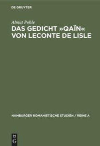Das Gedicht »Qaïn« von Leconte de Lisle