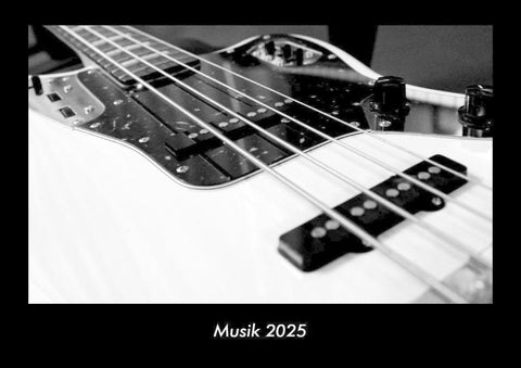Musik 2025 Fotokalender DIN A3