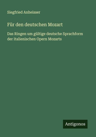Für den deutschen Mozart