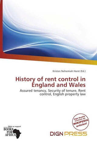 History of rent control in England and Wales
