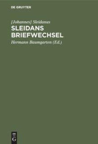 Sleidans Briefwechsel