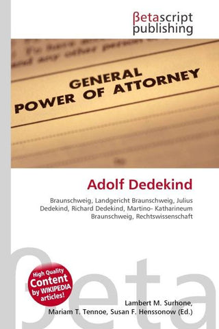 Adolf Dedekind