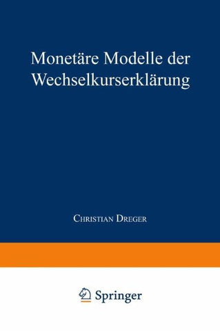 Monetäre Modelle der Wechselkurserklärung