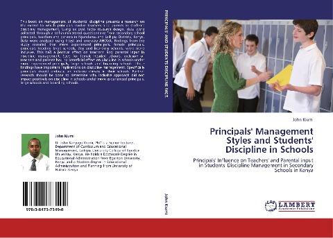 Principals' Management Styles and Students' Discipline in Schools