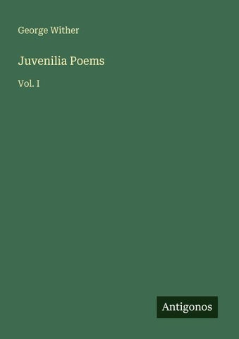 Juvenilia Poems