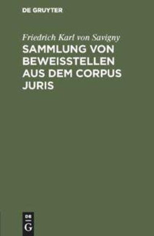 Sammlung von Beweisstellen aus dem Corpus juris