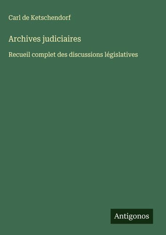 Archives judiciaires