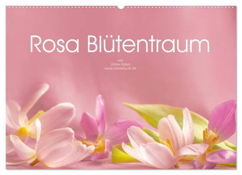 Rosa Blütentraum (Wandkalender 2026 DIN A2 quer), CALVENDO Monatskalender