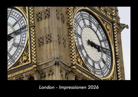 London - Impressionen 2026 Fotokalender DIN A3