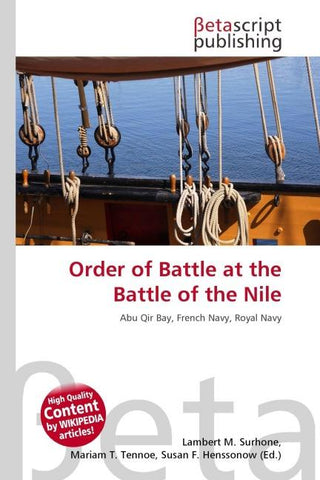Order of Battle at the Battle of the Nile