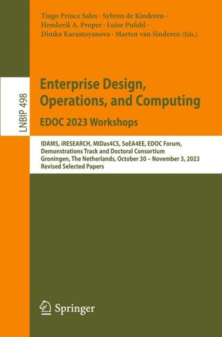 Enterprise Design, Operations, and Computing. EDOC 2023 Workshops