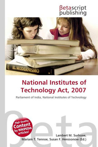 National Institutes of Technology Act, 2007