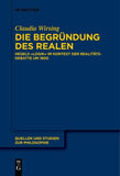 Die Begründung des Realen
