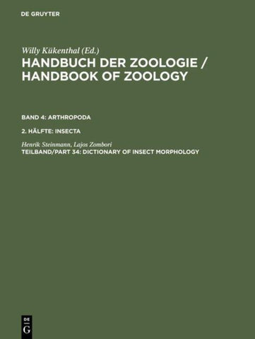 Dictionary of Insect Morphology