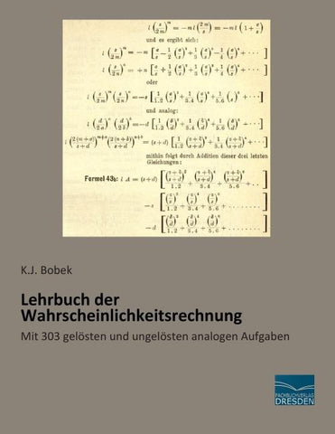 Lehrbuch der Wahrscheinlichkeitsrechnung