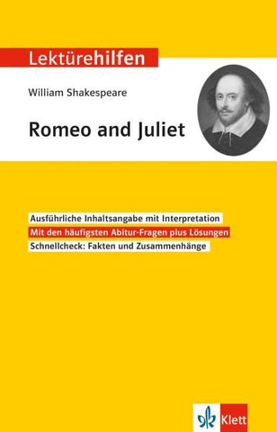 Klett Lektürehilfen William Shakespeare, Romeo und Juliet