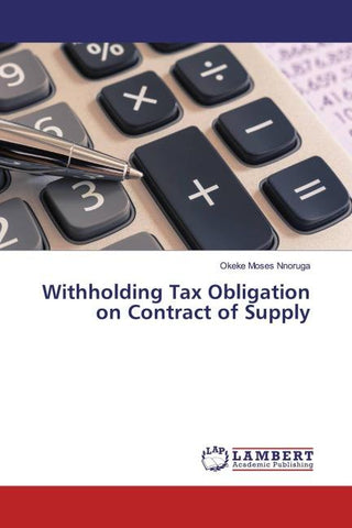 Withholding Tax Obligation on Contract of Supply