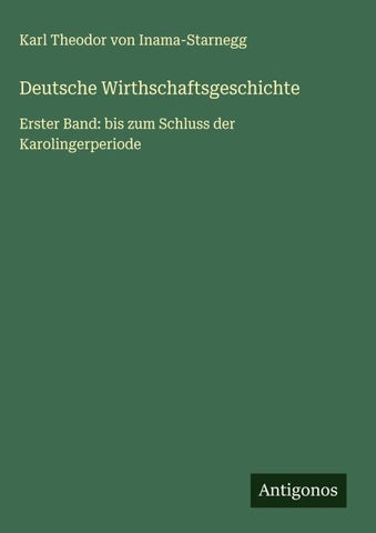 Deutsche Wirthschaftsgeschichte