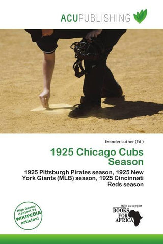 1925 Chicago Cubs Season
