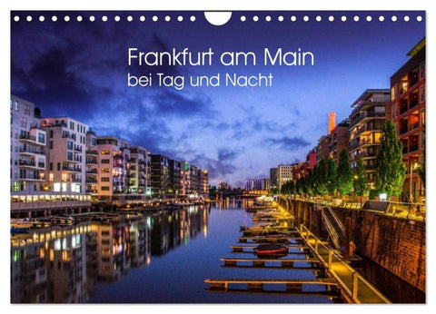 Frankfurt am Main bei Tag und Nacht (Wandkalender 2026 DIN A4 quer), CALVENDO Monatskalender