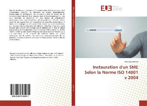 Instauration d'un SME Selon la Norme ISO 14001 v 2004