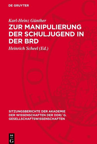 Zur Manipulierung der Schuljugend in der BRD