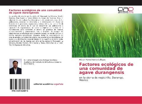 Factores ecológicos de una comunidad de agave durangensis