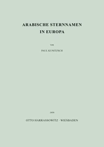 Arabische Sternnamen in Europa