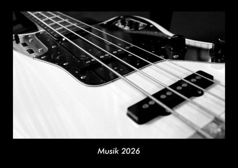 Musik 2026 Fotokalender DIN A3
