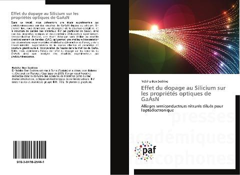 Effet du dopage au Silicium sur les propriétés optiques de GaAsN