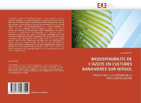 BIODISPONIBILITE DE L''AZOTE EN CULTURES BANANIERES SUR NITISOL