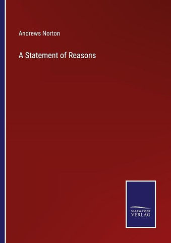 A Statement of Reasons